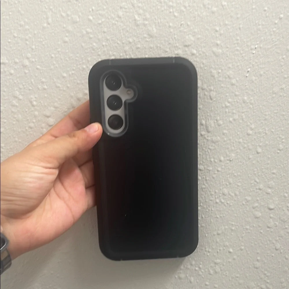 Onn. Black Rugged Case for Samsung Galaxy A54 5G